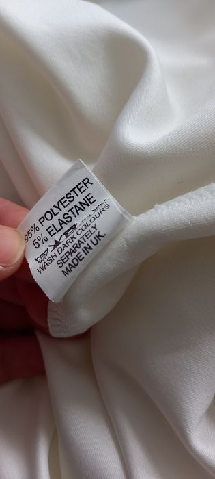 Sukienka Suknia Wizytowa Elegancka Biała Siatka L Missguided Nowa