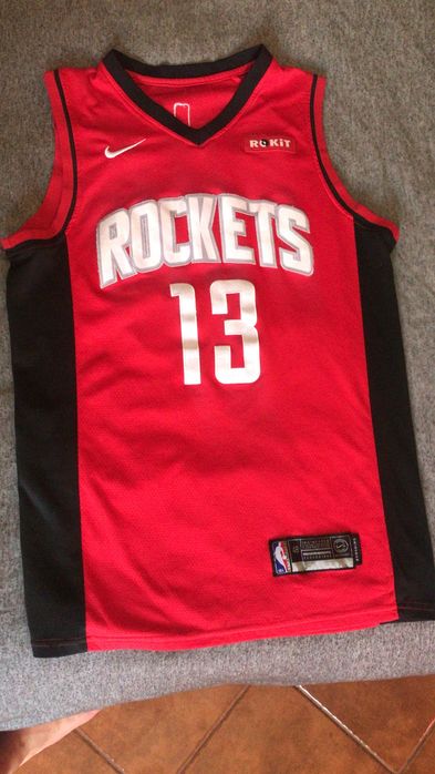 camisa de basquetebol dos Rockets