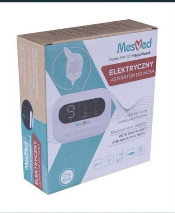 Mescomp Elektroniczny aspirator kataru do nosa MesMed MM-127 HappiNose