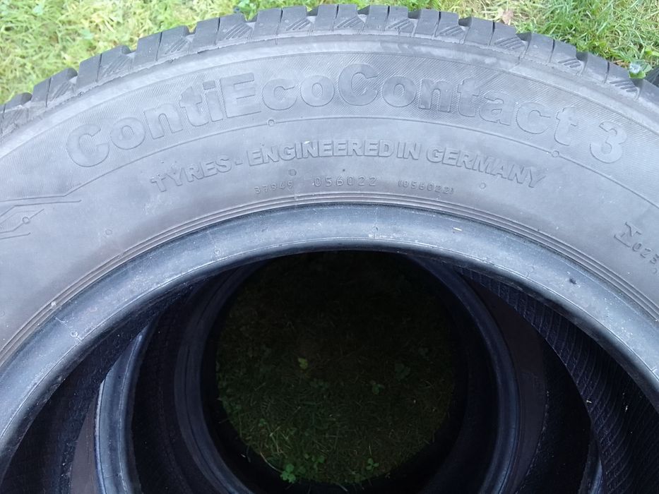 Cena za 4 Opony letnie 165/70r14 CONTINENTAL 6mm