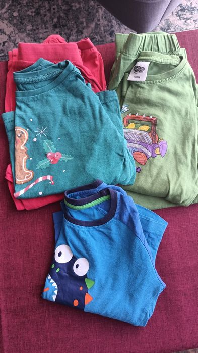 Paka ubrań dla chłopca 110/116