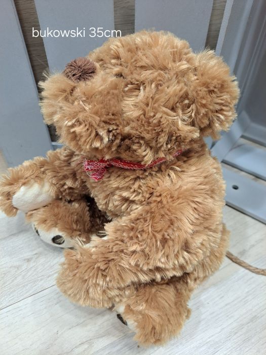 Maskotka piesek brazowy bukowski duzy