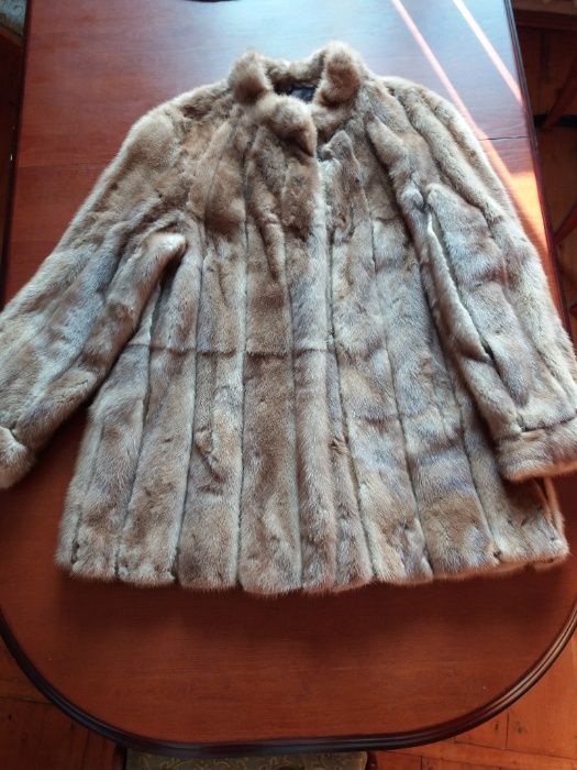 НОРКОВАЯ шуба   полушубок мех НОРКА