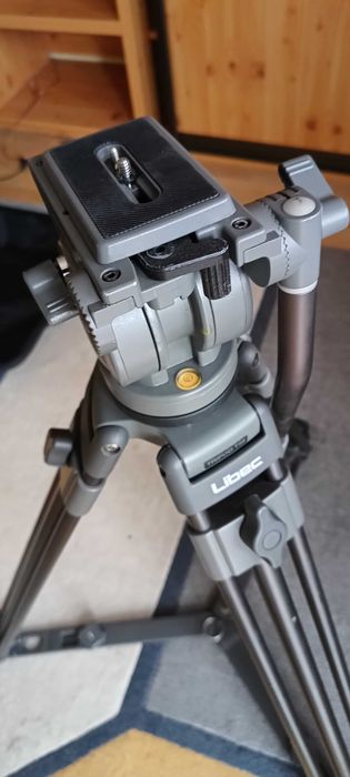 Statyw Libec T58 tripod z głowicą H37, wózek, sterownik zoom Warszawa ...