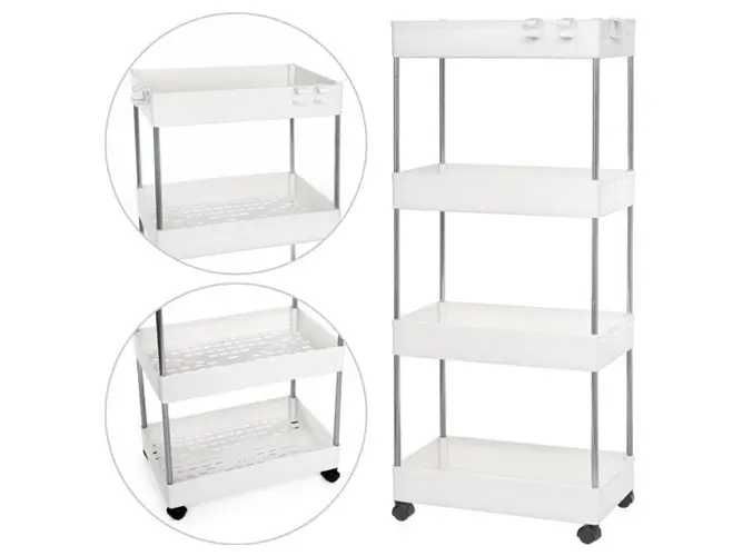 Этажерка на колесах 4 яруса