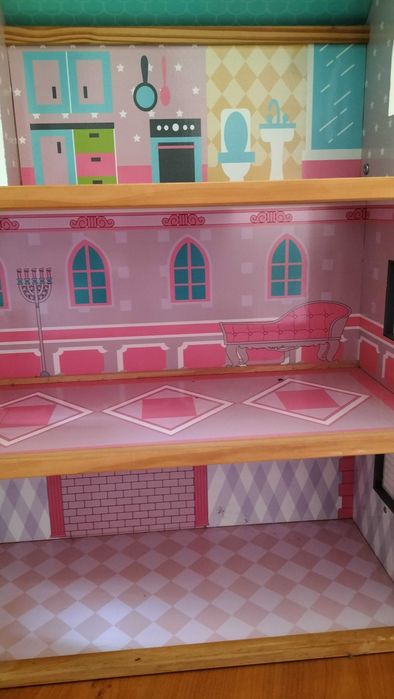 Casa de bonecas grande Imaginarium + móveis