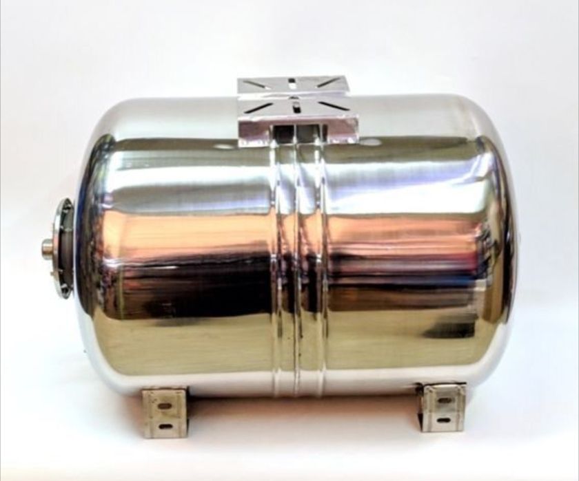 Euroaqua 100 L inox. Бак гідроакумулятор 100 л нержавійка горизонтальн