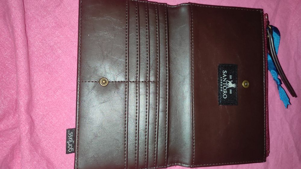 Carteira de pele Santoro