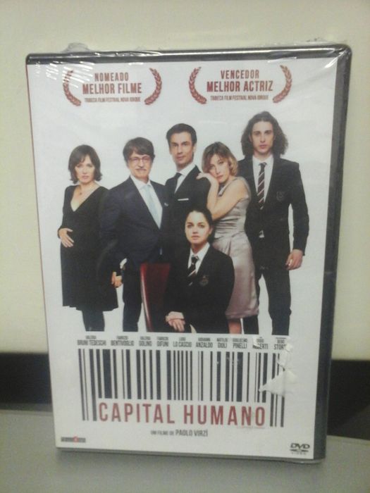 DVD Capital Humano Filme de Paolo Virzì PLASTIFICADO NOVO Italiano