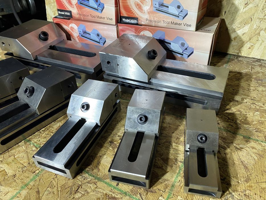 Тиски прицезионые стальные Лещата 50-300 мм