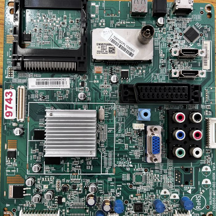 Placa mãe motherboard TV Philips 715G5155