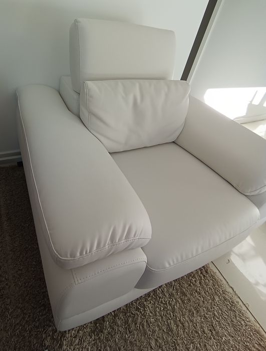 Sofa pele 100% pele natural