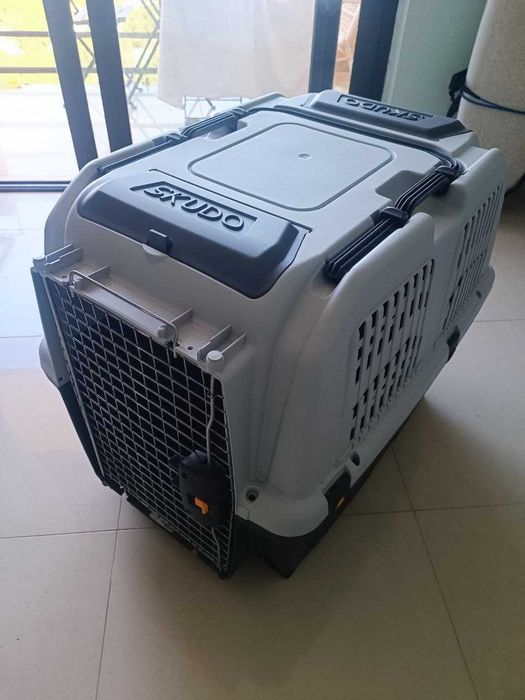 Transportadora SKUDO 5 IATA para cão/gato – 79 x 59 x 65 cm – Excelente estado
