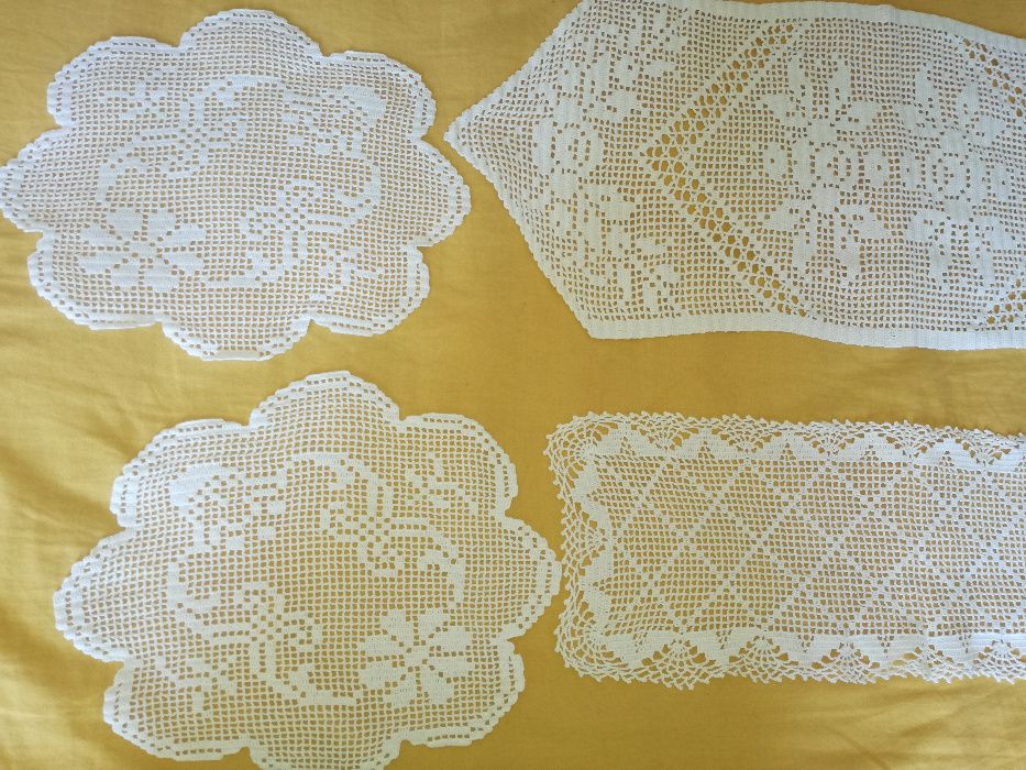 Naperons em crochet