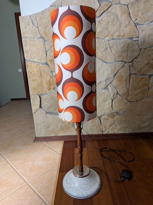 Lampa stojąca podłogowa, PRL, Vintage, Retro, Mid century