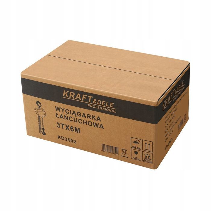 Wciągarka Łańcuchowa Ręczna Wyciągarka 3 Tony 3T 3000Kg 6M