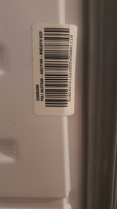 Lodówka Amica srebrna AK/278GK