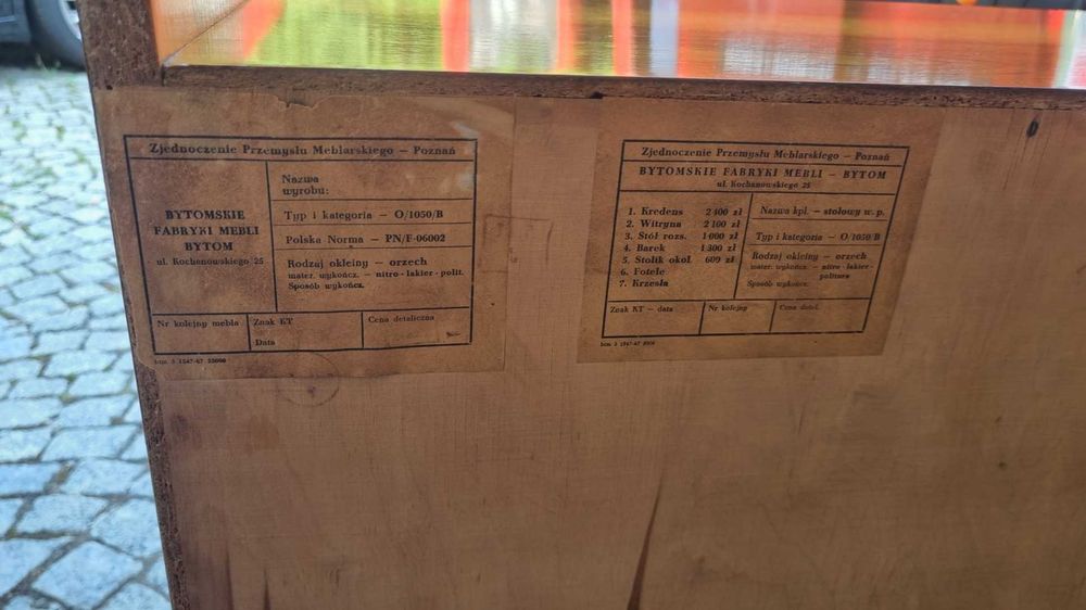 Komoda Sideboard Design PRL lata 70 Bytomska FM