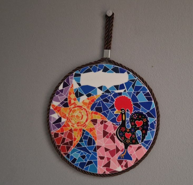 Decoração com o galo