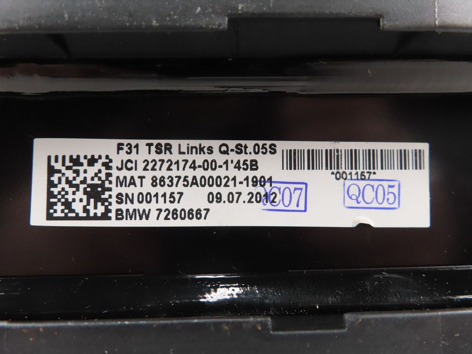 Cortina Do Vidro Triangular Bmw 3 Touring Ref: 51357260667