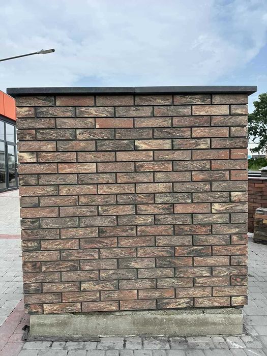 Облицювальна цегла, кирпич облицовочный для забора. Цегла для паркану