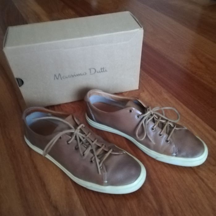 Sapatilhas de pele Massimo Dutti, modelo Bamba Sport Cuero