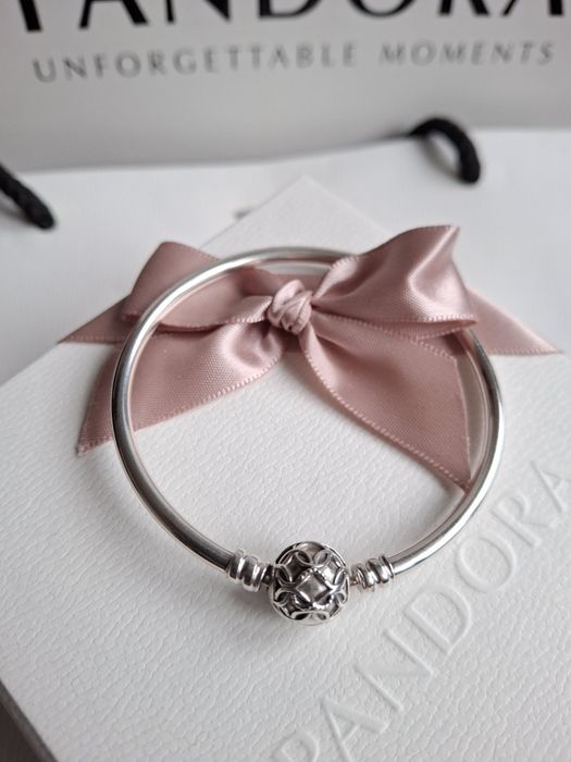 Pandora bransoletka bangle limitowana ornament nowa 17