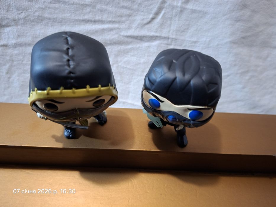 Фигурки Мортал Комбат Mortal Kombat Скорпион Саб-зиро поп pop