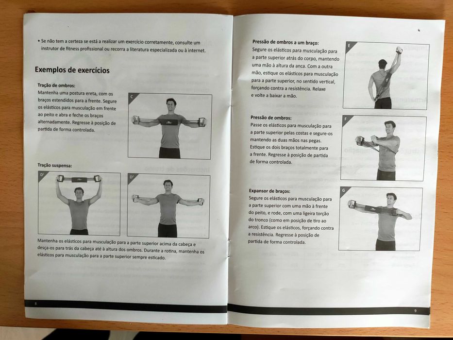 Vendo 2 elásticos para musculação Novos