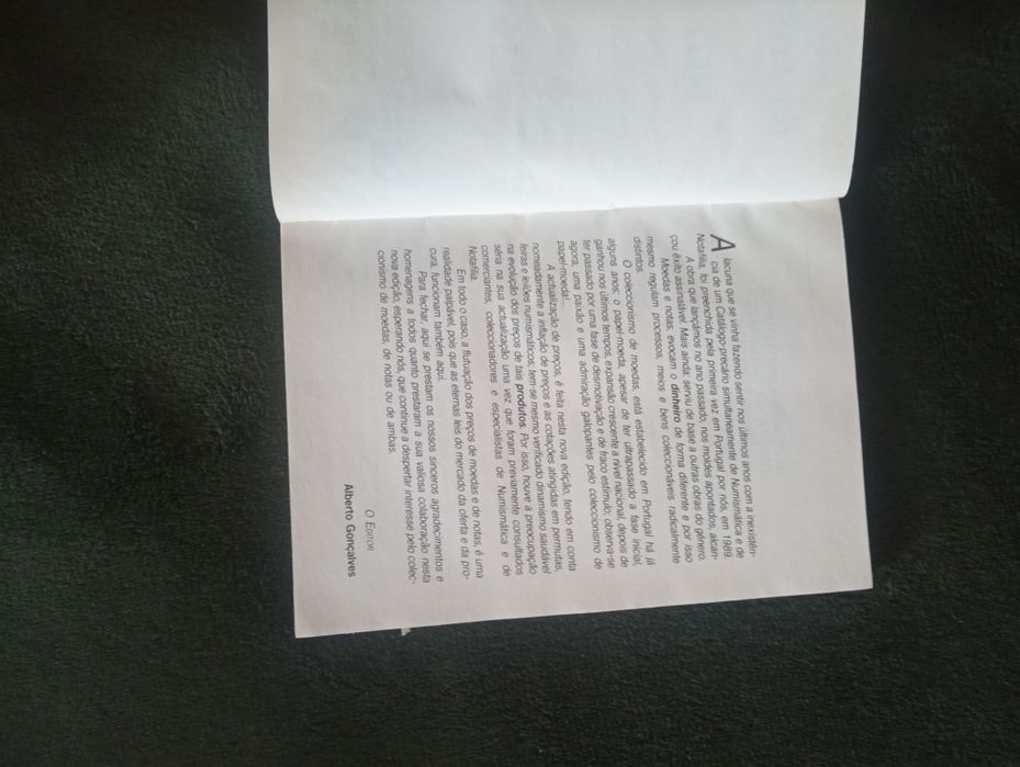 "Numismática e Notafilia 1991"	Afinsa Portugal - Como novo