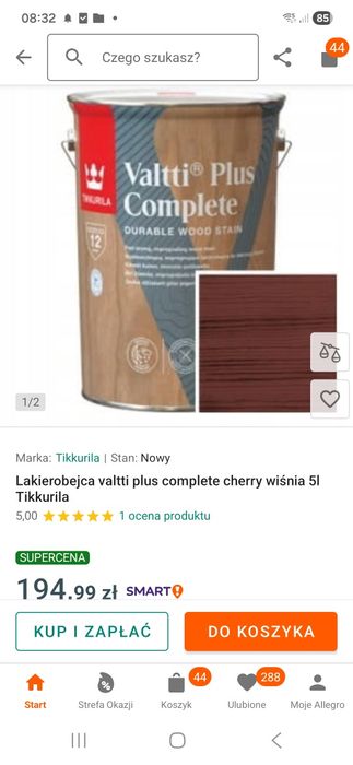 Valtti Plus Complete do drewna
