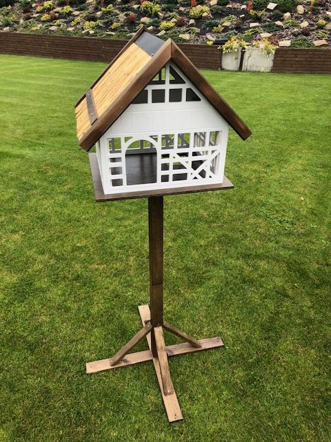 Piękny duży karmnik + STOJAK