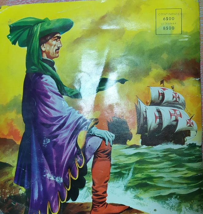 Caderneta completa de cromos história de Portugal