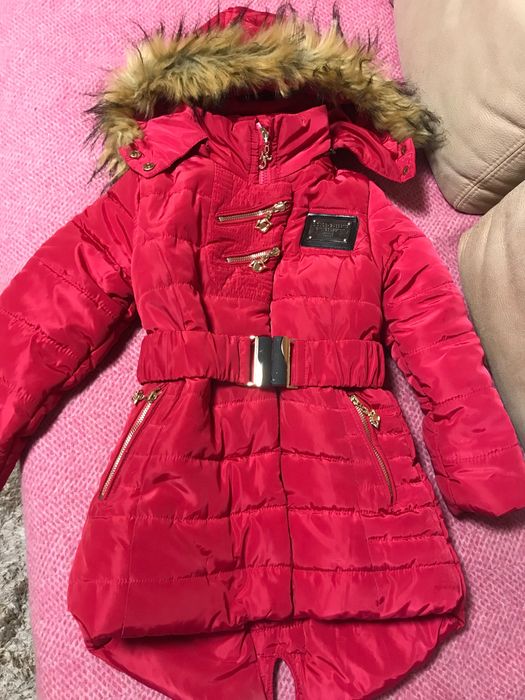 Зимова курточка D&G на дівчинку 4р