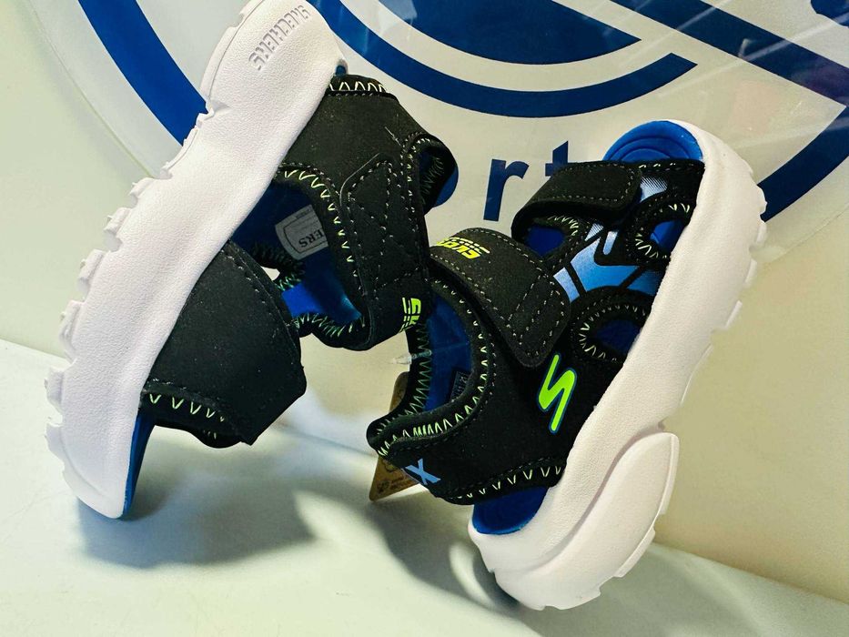 Skechers sandały chłopięce Razor Splash   21 - 26   406513N / BBLM