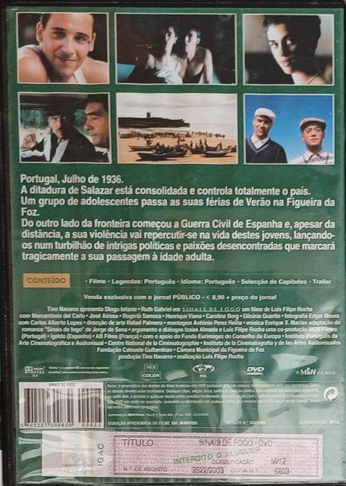 DVD Sinais de Fogo de Luís Filipe Rocha