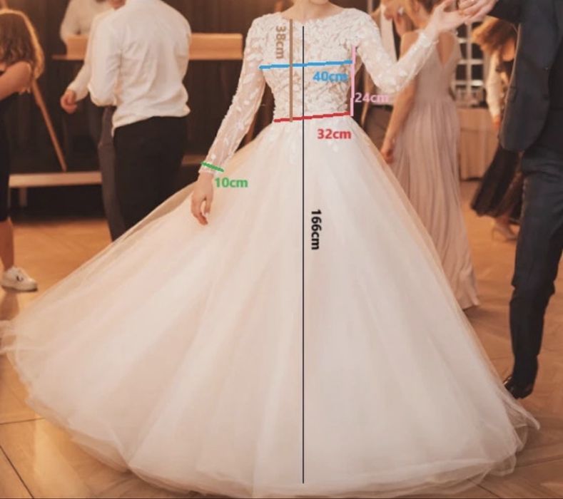 Suknia ślubna 36/38 Oksana Mukha