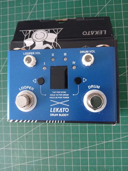 Pedal distorcion+looper+compressor
