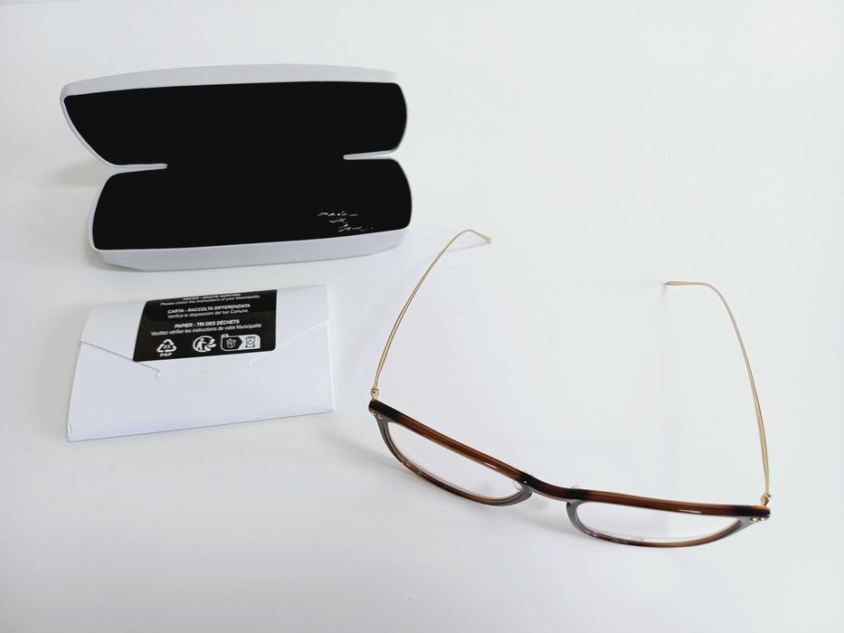 Okulary Rodenstock R7134 Oprawki ciemny brąz złote
