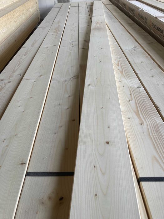 DESKA TARASOWA GŁADKA czterostronnie strugana 28 x 145 mm świerk