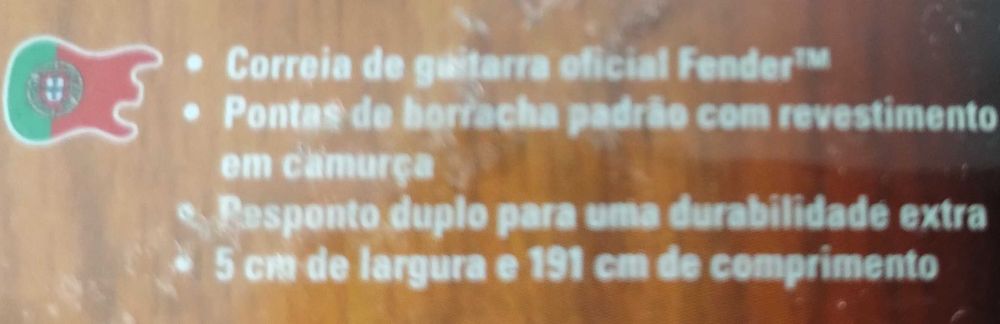 Correia Guitarra Baixo Fender Nova Caveira Skull