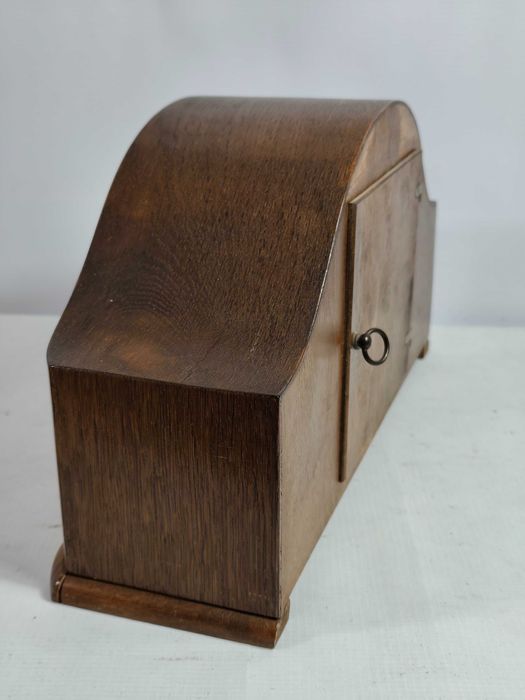 Zegar Kominkowy Drewniana Skrzynia