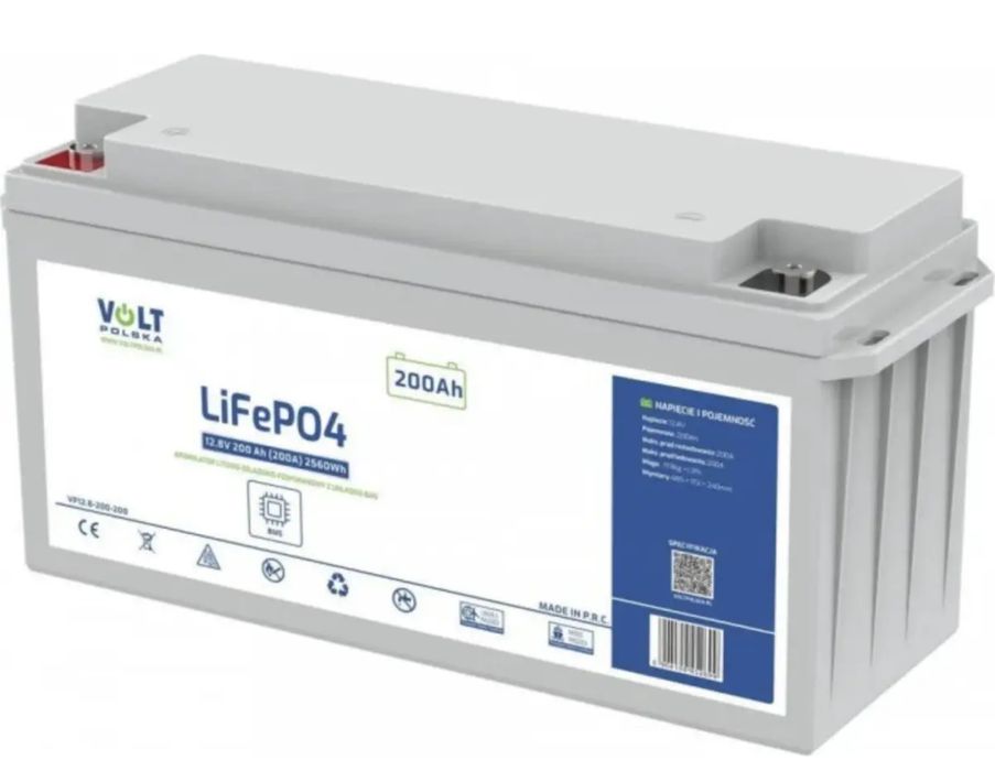 АКЦІЯ‼️ LiFePO4 Акумулятор 200Ah 12.8V літій-залізо-фосфатний BMS