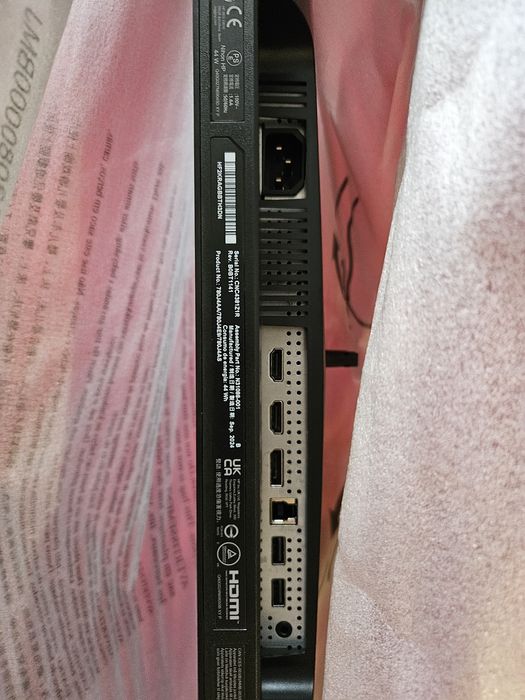 HP Omen 27qs монітор на запчастини (2K, 240Hz, пошкоджена матриця)