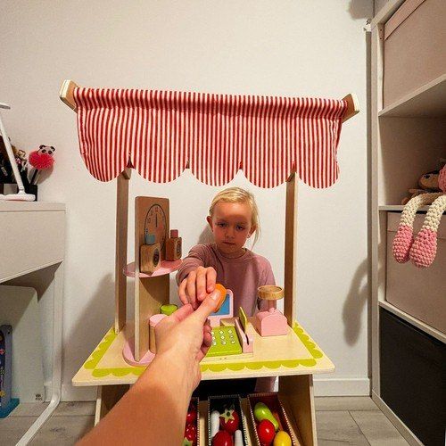 sklep market Stragan drewniany z akcesoriami Kruzzel 24888