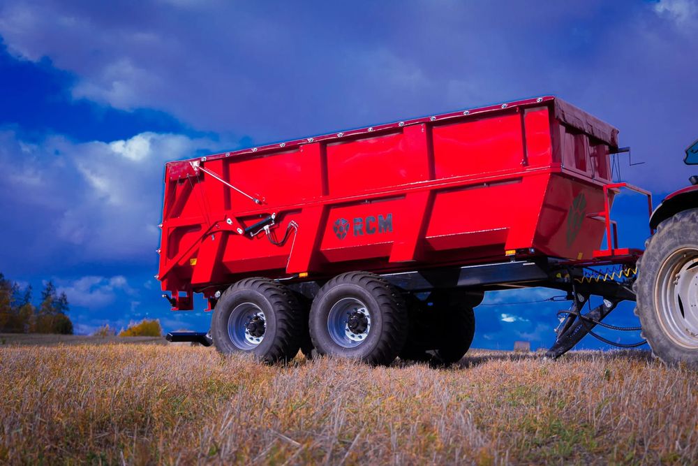 RCM Przyczepa Clever Turtle RCM CT2  CT2 Skorupowa wywrotka pancerna polska nowa Hardox rolnicza budowlana