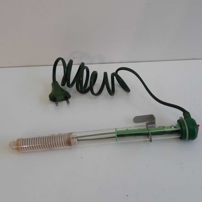 Retro Antigo Aquecedor Água Aquário 220V 18 a 30 graus Funcional