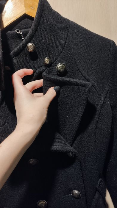 Класичне пальто з натуральної шерсті Season