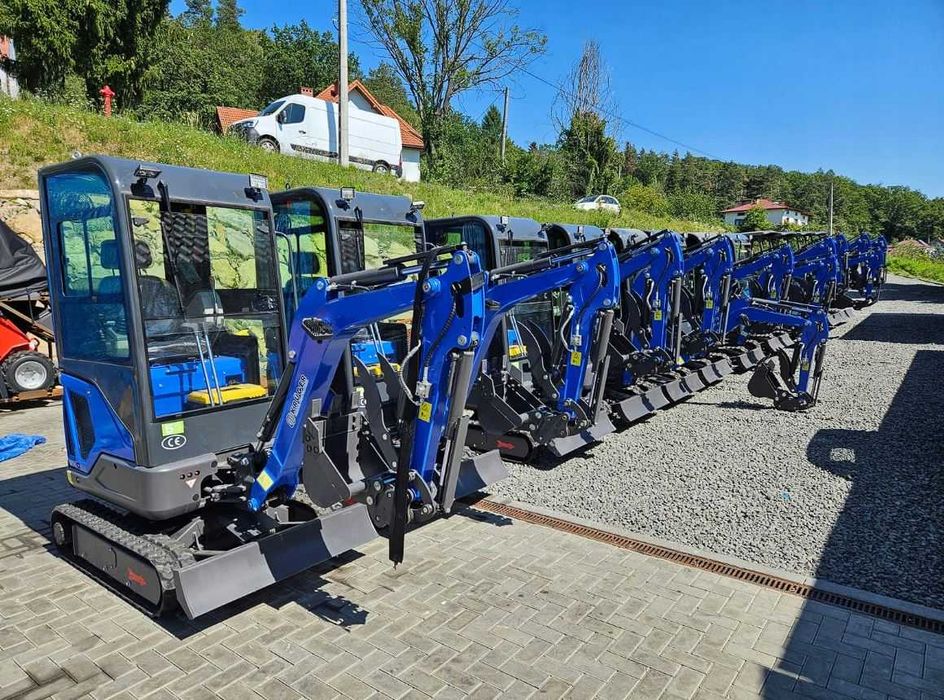 Minikoparka KRÜGER 1600 KG XKW-16 Gąsienicowa Spalinowa Mini Koparka NOWA
