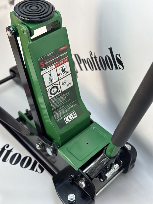 Домкрат підкатний 2-поршня 5т 90мм-575мм ROCKFORCE RF-TR50001